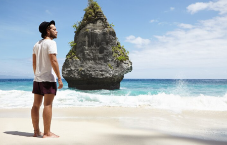 Jonah on Reduit Beach